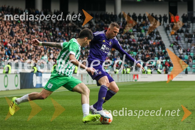  Svit Sešlar, nogometaš, NK Olimpija;  Josip Iličić, nogometaš, NK MariborNogometni derbi Olimpija - Maribor