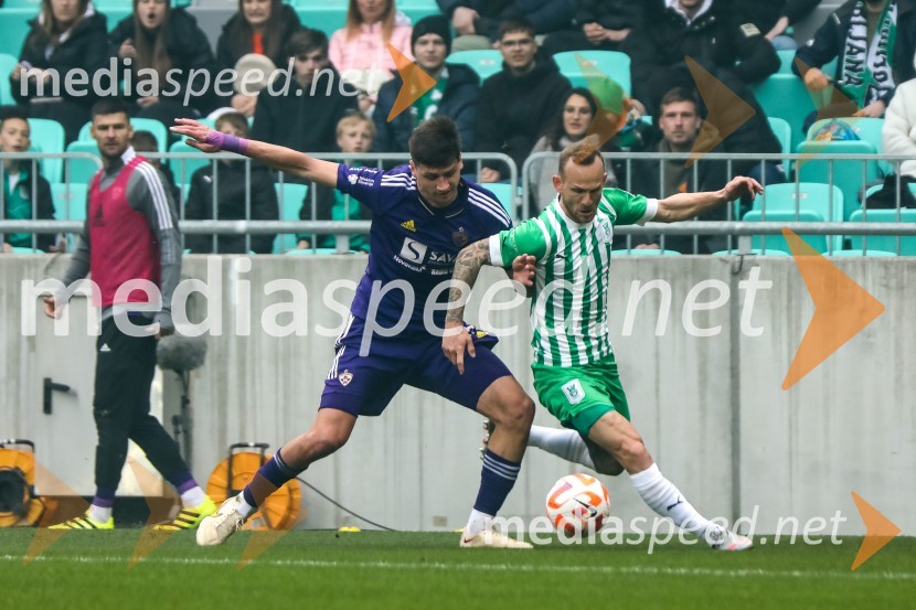  Marin Lausic, nogometaš, NK Maribor;  Aljaž Krefl, nogometaš, NK OlimpijaNogometni derbi Olimpija - Maribor