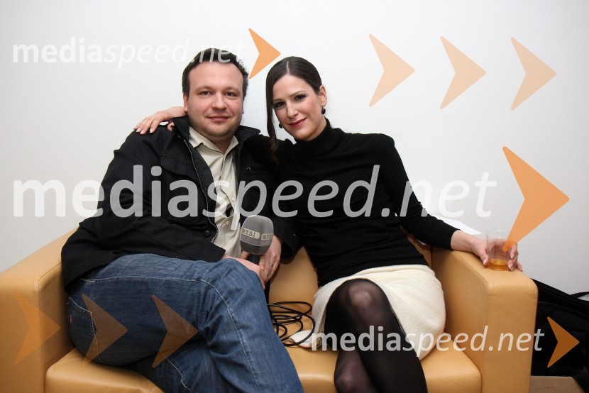 Benjamin Izmajlov in Manca Izmajlova, pevkaRdeča preproga s Sebastianom, snemanje oddaje