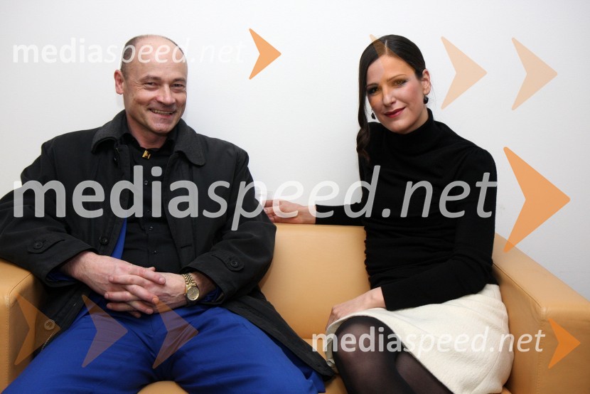 Čarodej Vladimir in Manca Izmajlova, pevkaRdeča preproga s Sebastianom, snemanje oddaje