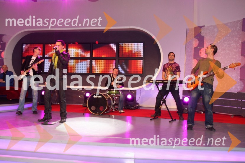 Skupina StereotipiRdeča preproga s Sebastianom, snemanje oddaje