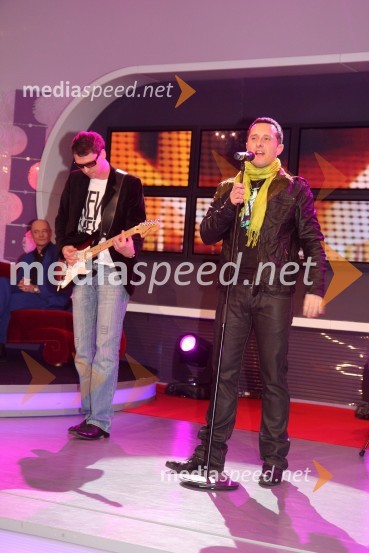 Skupina StereotipiRdeča preproga s Sebastianom, snemanje oddaje