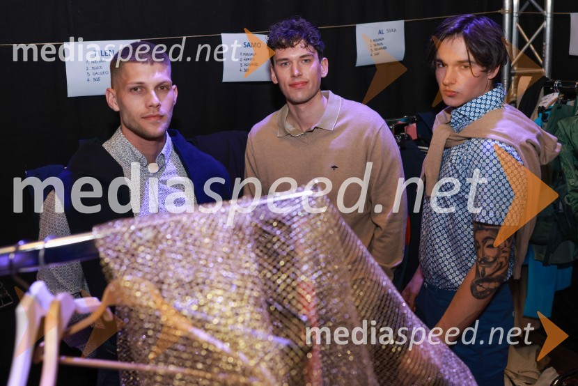  Tilen Kajtna, maneken;  Samo Gaberšek, maneken;  Al Sivka, Mister Slovenia 2022VIP modno doživetje v Citycentru Celje