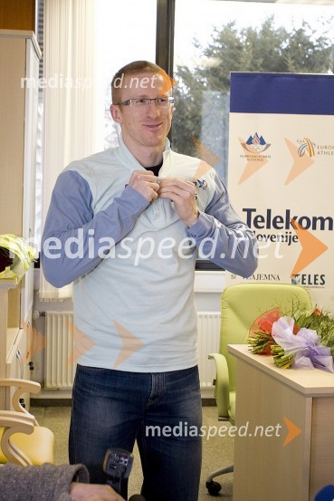 Matic Osovnikar, atletVrnitev slovenskih atletov iz EP v Torinu