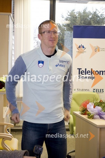 Matic Osovnikar, atletVrnitev slovenskih atletov iz EP v Torinu