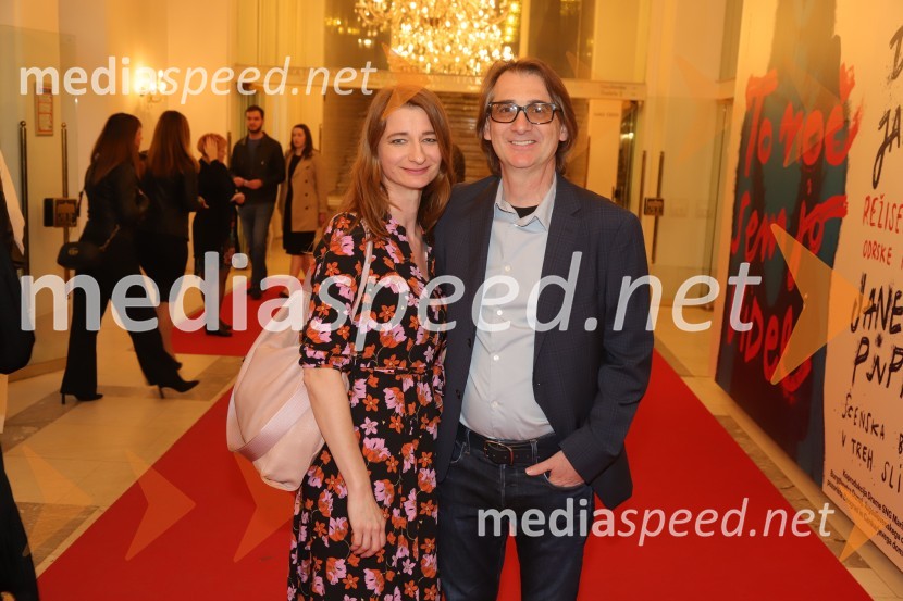  Maja Borin, dramaturginja;  Aleksandar  Popovski, režiser, umetniški direktor Drame SNG MariborDogodek v mestu Gogi, premiera drame v SNG Maribor