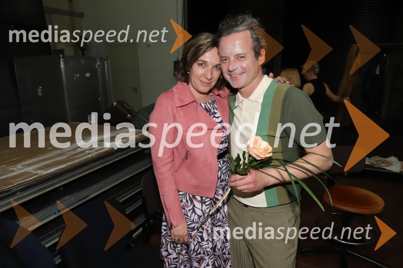  Maša Žilavec, igralka;  Vojko Belšak, igralecDogodek v mestu Gogi, premiera drame v SNG Maribor