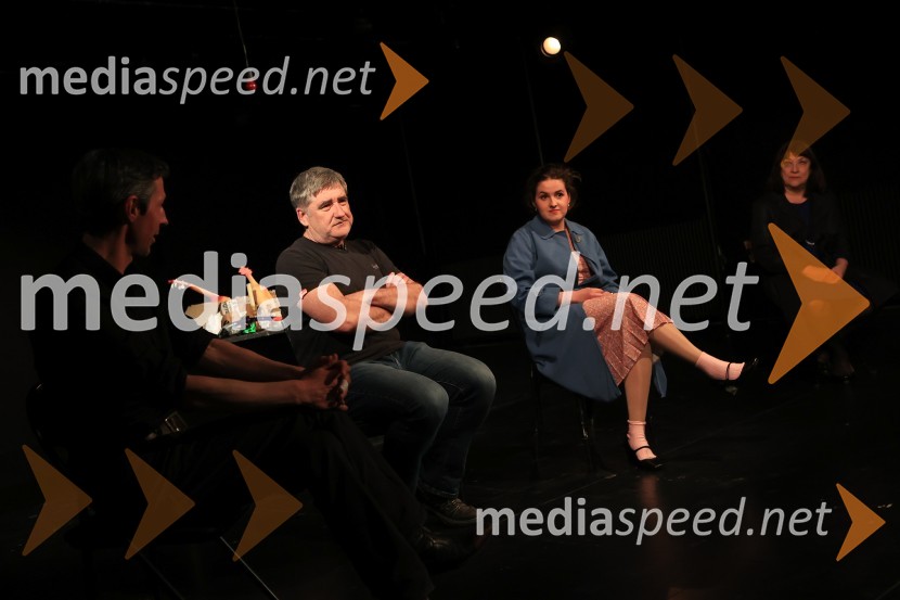  Marko Radmilovič, radijec, kolumnist, režiser;  Mija Kramar, igralkaTakorekoč: Žalujka + Amater, premiera Nova Pošta, SMG Ljubljana