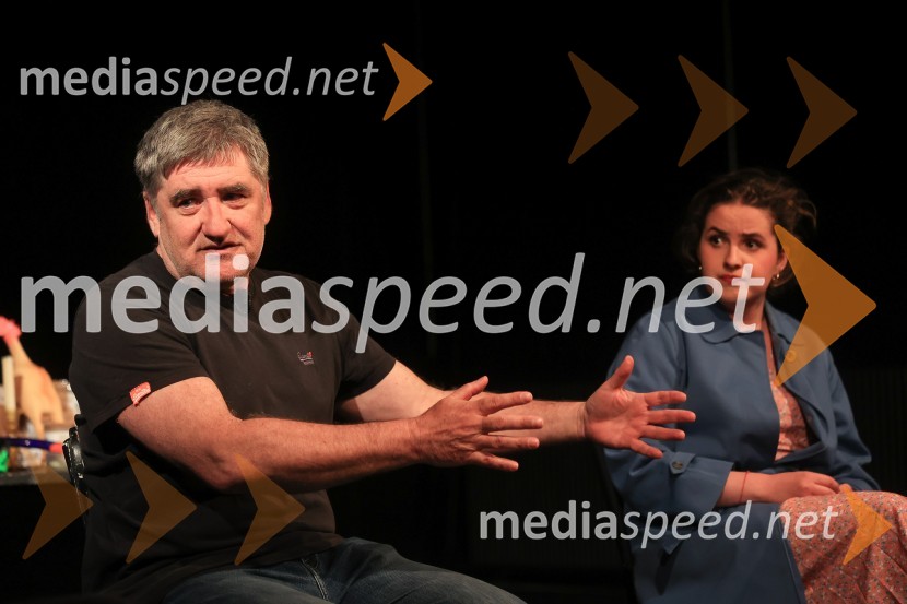  Marko Radmilovič, radijec, kolumnist, režiser;  Mija Kramar, igralkaTakorekoč: Žalujka + Amater, premiera Nova Pošta, SMG Ljubljana