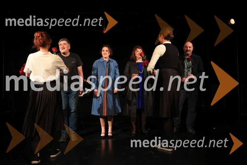  ... ;  Marko Radmilovič, radijec, kolumnist, režiser;  Mija Kramar, igralka;  Damjana Černe, igralka;  ... ;  Dario Varga, igralecTakorekoč: Žalujka + Amater, premiera Nova Pošta, SMG Ljubljana