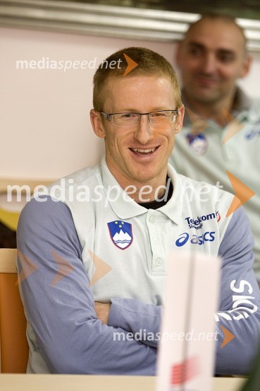 Matic Osovnikar, atletVrnitev slovenskih atletov iz EP v Torinu