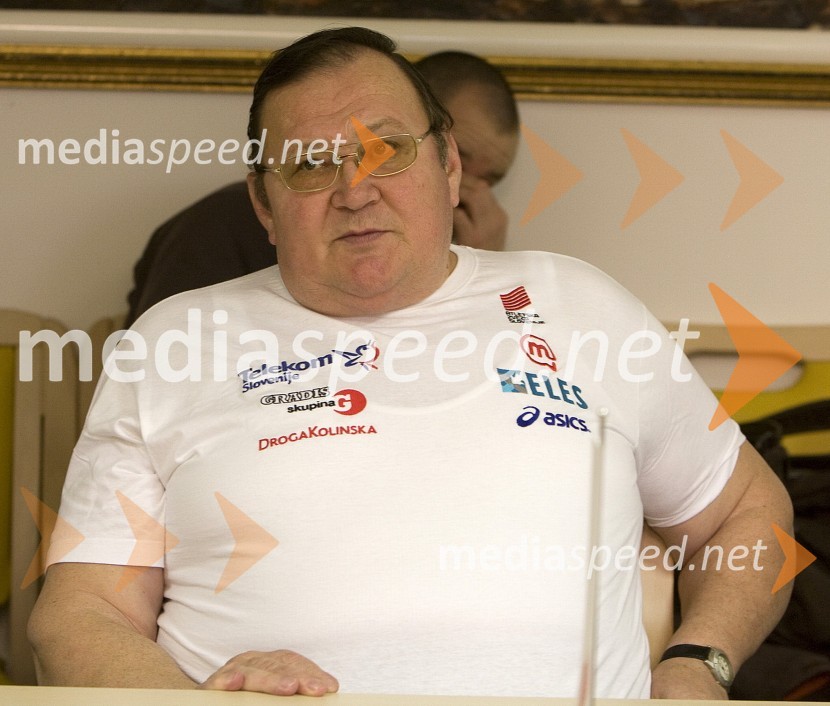 Marjan Štimec, trenerVrnitev slovenskih atletov iz EP v Torinu