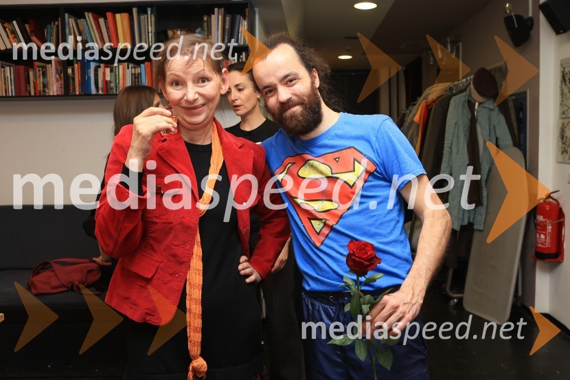   Barbara Bulatović, likovna oblikovalka;  Blaž Šef, igralecLjudje, kraji in stvari, premiera v SMG Ljubljana