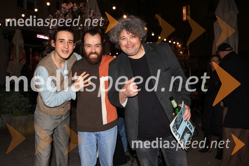  Voranc Mandić, igralec;  Blaž Šef, igralec;  Brane Vižintin, svetovalec za animacijo lutk in prevajalecLjudje, kraji in stvari, premiera v SMG Ljubljana