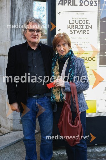  Milan Cerar;  Maja Cerar, lektoricaLjudje, kraji in stvari, premiera v SMG Ljubljana