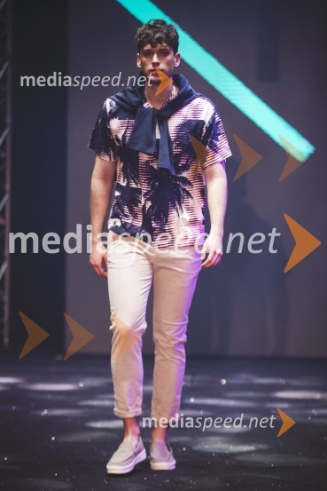  Samo Gaberšek, manekenMoč miru, spomladanska modna revija v Citycentru Celje