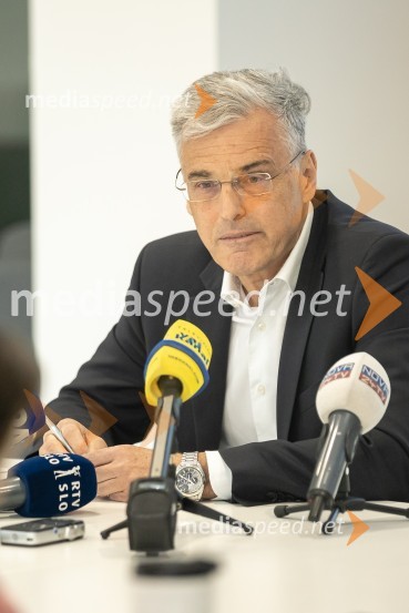 mag. Črtomir Remec, direktor Stanovanjskega sklada RSNovinarska konferenca, Stanovanjski sklad Republike Slovenije