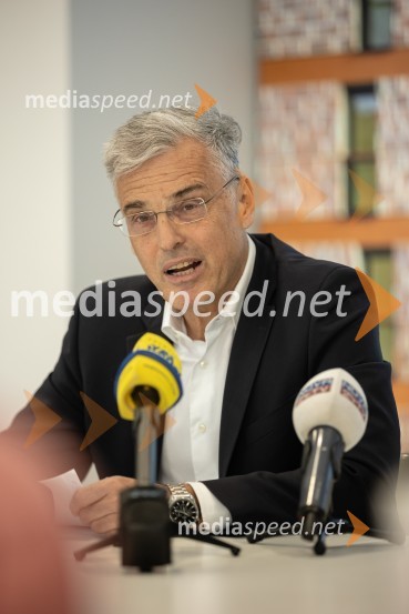 mag. Črtomir Remec, direktor Stanovanjskega sklada RSNovinarska konferenca, Stanovanjski sklad Republike Slovenije