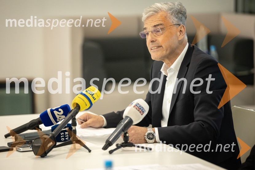 mag. Črtomir Remec, direktor Stanovanjskega sklada RSNovinarska konferenca, Stanovanjski sklad Republike Slovenije