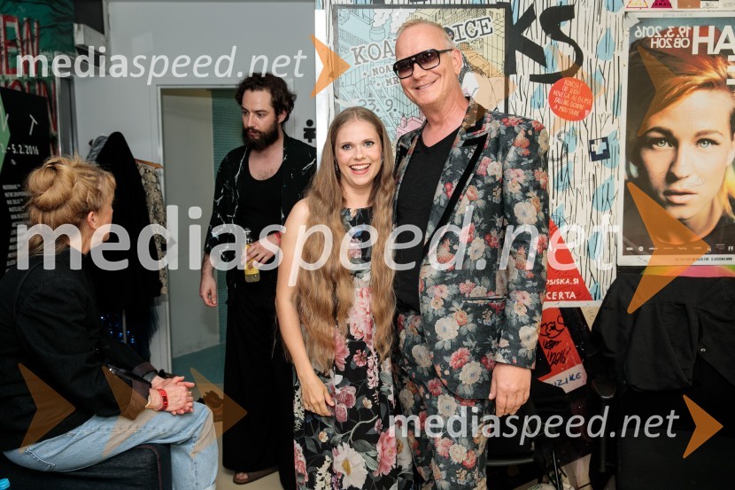  Ana Pavlin, igralka;  Uroš Smolej, igralecTradicionalni koncert MGL&AGRFT v Kinu Šiška