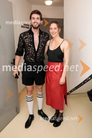  Robert Korošec, igralec;  Sara Gorše, igralkaTradicionalni koncert MGL&AGRFT v Kinu Šiška