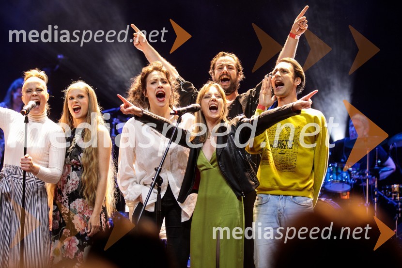  Lea Cok, igralka;  Ana Pavlin, igralka;  Mojka Končar, AGRF;  Lena Hribar  Škrlec, igralka;  Gal  Oblak, igralec ;  Voranc  Boh, igralecTradicionalni koncert MGL&AGRFT v Kinu Šiška