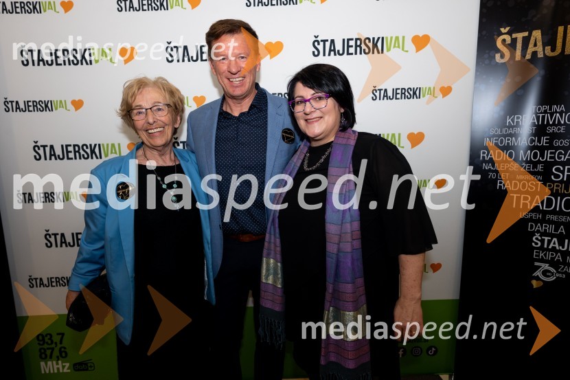  ... ;  Roman  Moškotevc, direktor Radio Štajerski val;  Greta  Kokot Rajković, programska direktorica, Štajerski valSlavnostna akademija ob 70 – letnici Radia Štajerski val