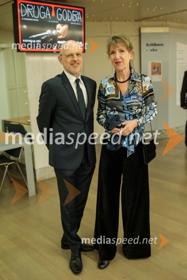  Boštjan Tadel;  Vesna Jurca Tadel, ravnateljice SNG Drama LjubljanaKraljevi škotski nacionalni orkester, koncert v Cankarjevem domu