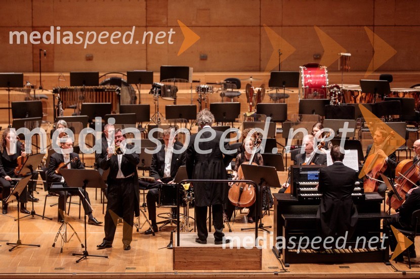  Matthias Höfs, trobenta;  Thomas Søndergård, dirigent;  Christian Schmitt, organistKraljevi škotski nacionalni orkester, koncert v Cankarjevem domu