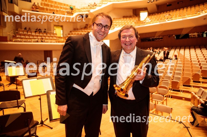 Christian Schmitt, organist;  Matthias Höfs, trobentaKraljevi škotski nacionalni orkester, koncert v Cankarjevem domu