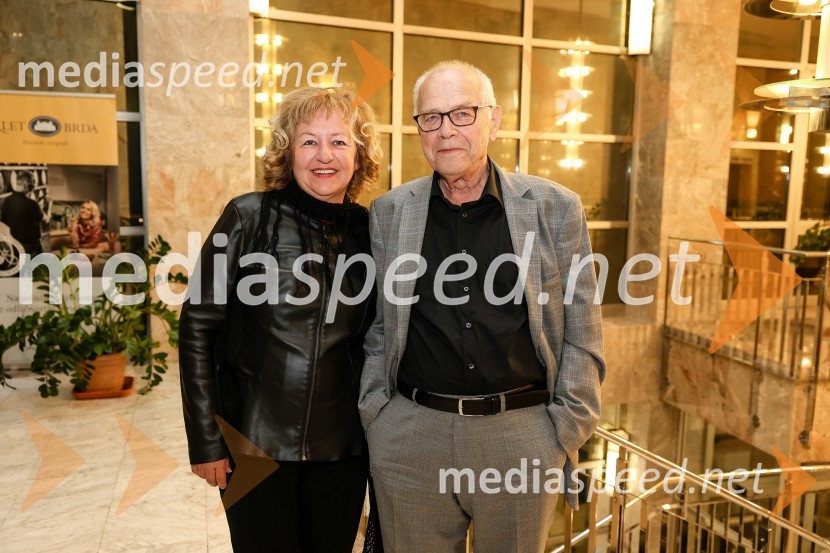  Alenka Matoh;  Bine Matoh, igralecKAOS, premiera črne komedije, SNG Nova Gorica