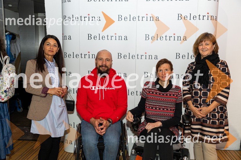   Maja Stojanov, Kreativna baza;  Primož Jeralič, NSIOS;  Mateja Toman, predsednica, NSIOS;  Mojca Vaupotič, NSIOSBeletrinino spomladansko druženje