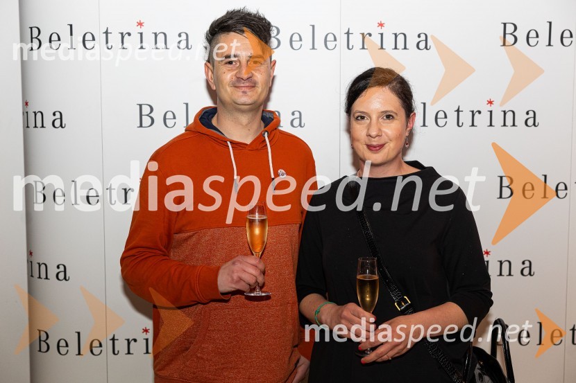  Arif Bitič;  Nina Petek, avtorica Beletrinino spomladansko druženje