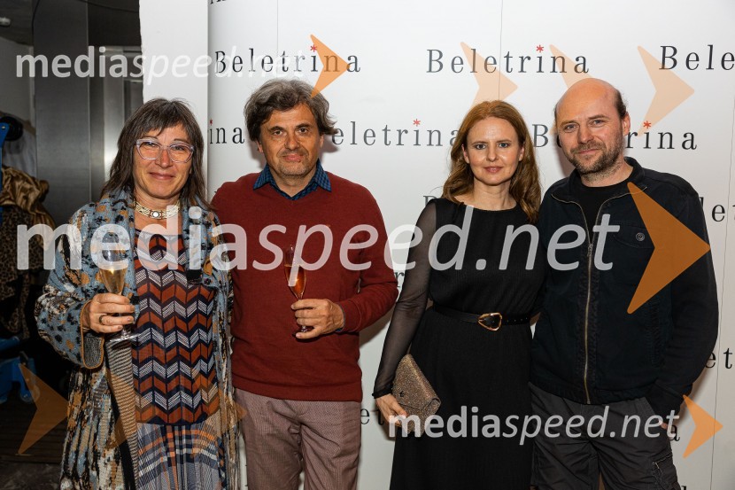  Stanka Vauda Benčevič,  Muzikafe;  Igor  Benčevič, Muzikafe;  Jana Kuharič, tehnična urednica, Beletrina;  Marko Hercog,  tehnični direktor, BeletrinaBeletrinino spomladansko druženje