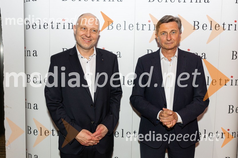  Mitja Čander, direktor, Beletrina;  Borut Pahor, nekdanji predsednik Republike SlovenijeBeletrinino spomladansko druženje