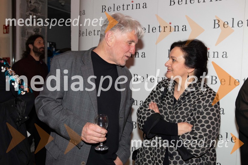  Miro Petek, politik;  Barbara Koželj Podlogar, vršilka dolžnosti generalnega direktorja Direktorata za ustvarjalnost, Ministrstvo za kulturoBeletrinino spomladansko druženje