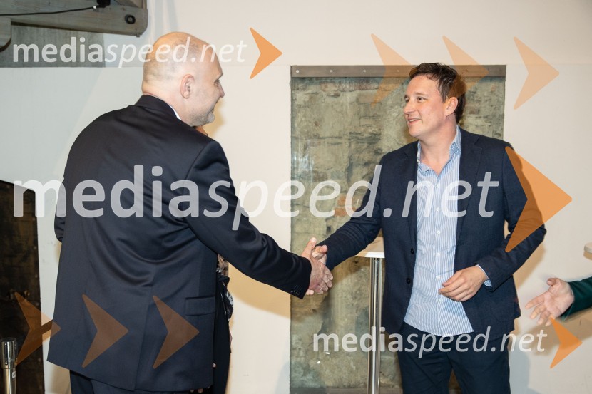  Mitja Čander, direktor, Beletrina;  Boštjan  Koritnik , podžupan MOLBeletrinino spomladansko druženje