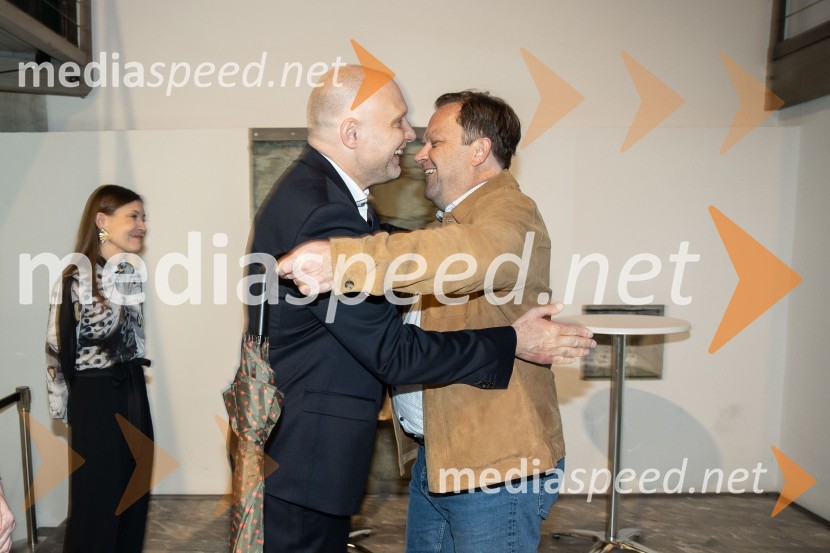  Mitja Čander, direktor, Beletrina;  Dejan Prešiček, nekdanji minister za kulturoBeletrinino spomladansko druženje