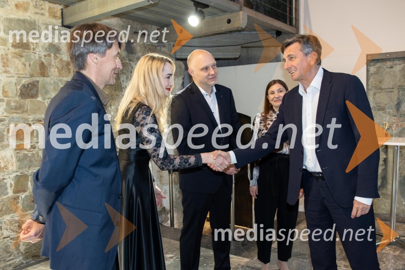  Aleš Šteger, programski vodja, Beletrina;  Maja Čander, kreativna direktorica in prokuristka, Kreativna baza;  Mitja Čander, direktor, Beletrina;   Alma  Čaušević Klemenčič, izvršna direktorica in prokuristka Beletrine;  Borut Pahor, nekdanji predsednik Republike SlovenijeBeletrinino spomladansko druženje