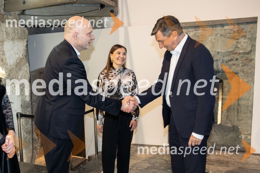  Mitja Čander, direktor, Beletrina;   Alma  Čaušević Klemenčič, izvršna direktorica in prokuristka Beletrine;  Borut Pahor, nekdanji predsednik Republike SlovenijeBeletrinino spomladansko druženje