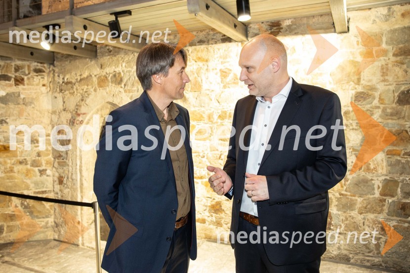  Aleš Šteger, programski vodja, Beletrina;  Mitja Čander, direktor, BeletrinaBeletrinino spomladansko druženje