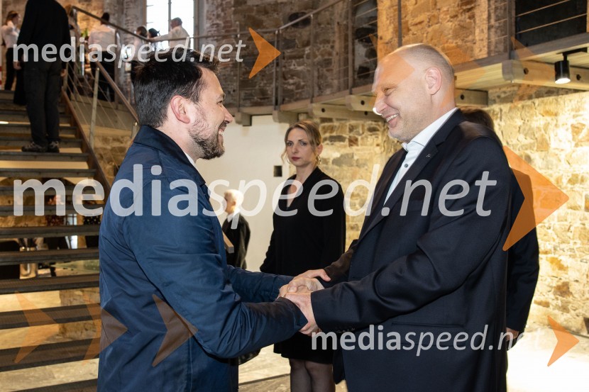  Nejc Krevs, novinar;  Mitja Čander, direktor, BeletrinaBeletrinino spomladansko druženje