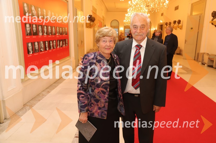  Alojzija Čas Moge;  Rudolf Moge, nekdanji politikManon Lescaut s Sabino Cvilak, premiera Opere in Baleta SNG Maribor