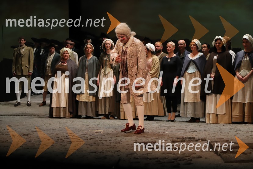  Dušan Topolovec, operni pevecManon Lescaut s Sabino Cvilak, premiera Opere in Baleta SNG Maribor