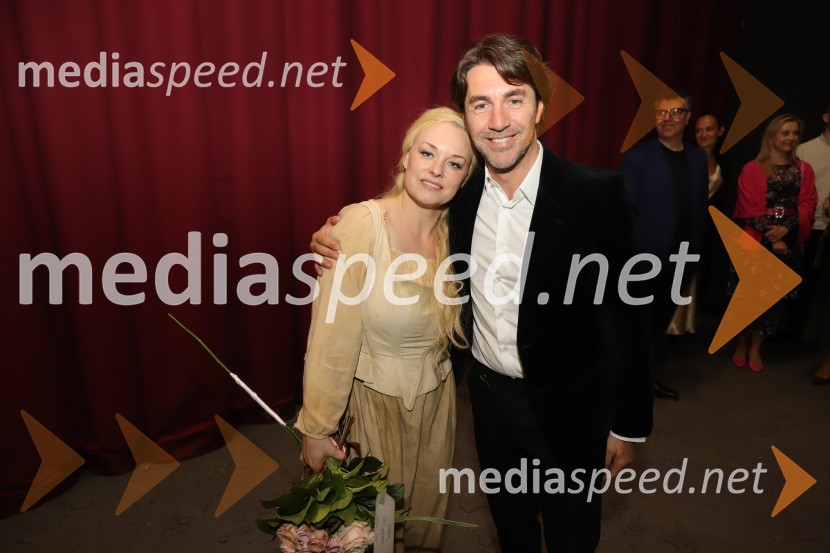  Sabina  Cvilak, operna pevka;  Edward Clug, umetniški direktor, Balet SNG MariborManon Lescaut s Sabino Cvilak, premiera Opere in Baleta SNG Maribor