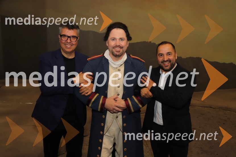  Pier Francesco  Maestrini, režiser;  Jaki Jurgec, operni solist;  Tim Ribič, SNG MariborManon Lescaut s Sabino Cvilak, premiera Opere in Baleta SNG Maribor