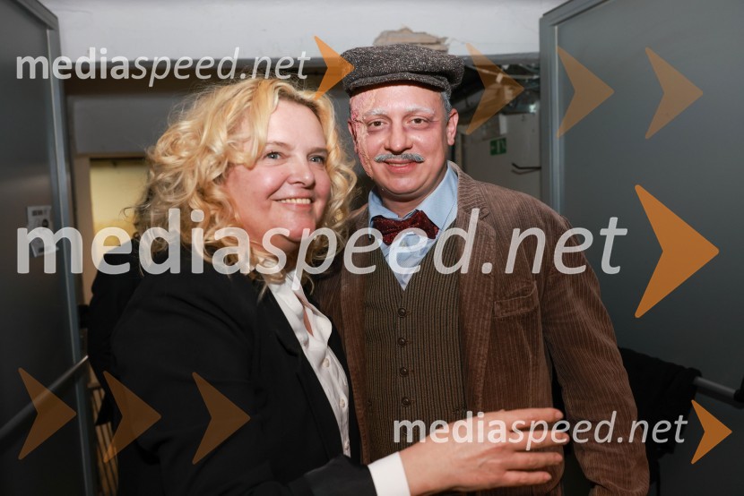  Katja Pegan,  direktorica in režiserka, Gledališče Koper Teatro Capodistria;  Luka Cimprič, igralecNi tako slabo kot zgleda, premiera