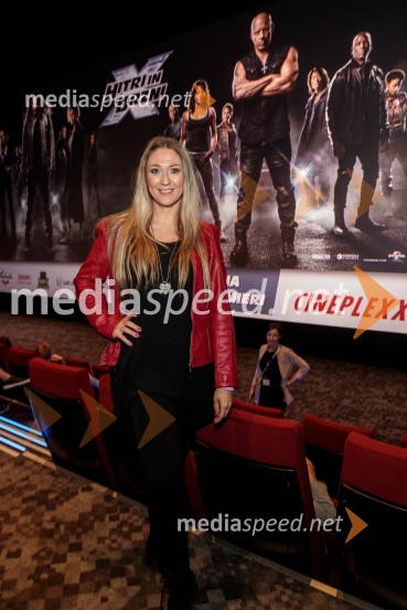  Kaly Kolonič, voditeljica, lastnica licence World Top Model Slovenia in lastnica PR Agencije EkskluzivnoEkskluzivna premiera filma Hitri in drzni X, Cineplexx
