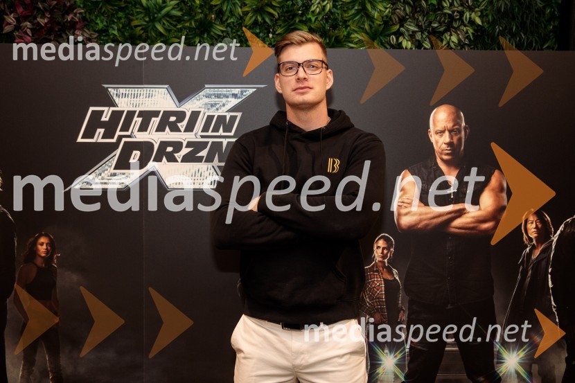   Blaž Kričej Režek, Sanjski moški 2022Ekskluzivna premiera filma Hitri in drzni X, Cineplexx