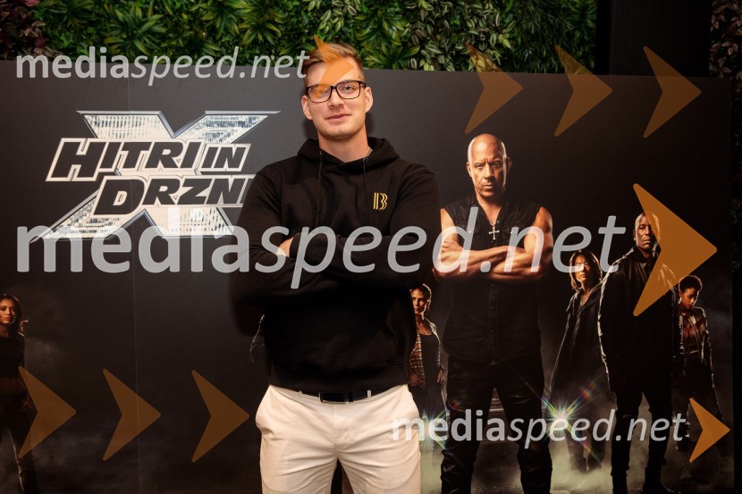   Blaž Kričej Režek, Sanjski moški 2022Ekskluzivna premiera filma Hitri in drzni X, Cineplexx